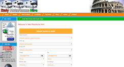 Desktop Screenshot of italy-motorhome-hire.com